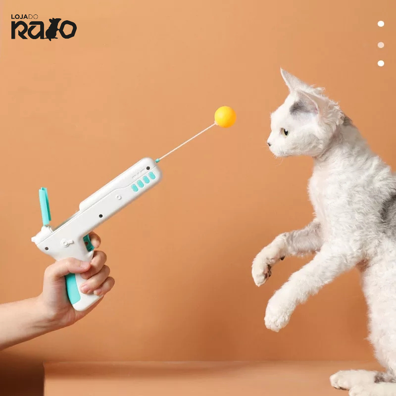 Pistola Brinquedo Interativo para Gato