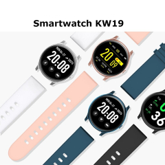 Smartwatch KW19 em silicone