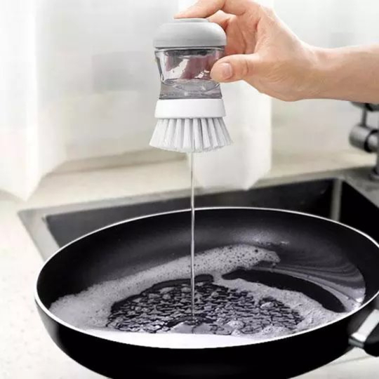 Escova de Lavar Loiça com Dispensador de Sabão
