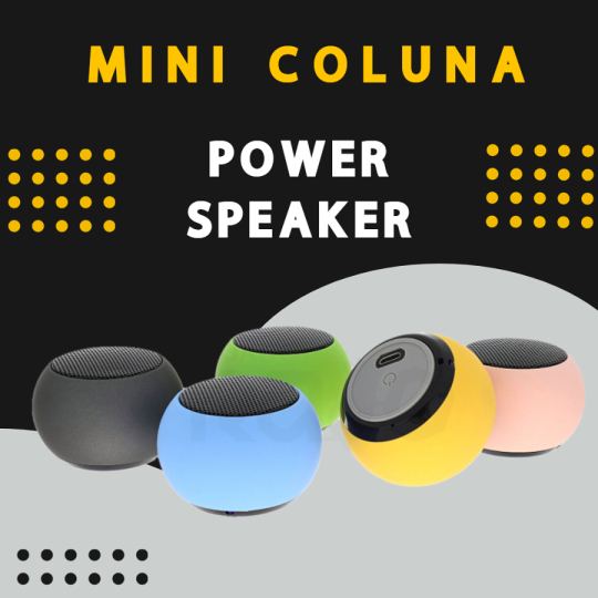 Mini Coluna Power Speaker