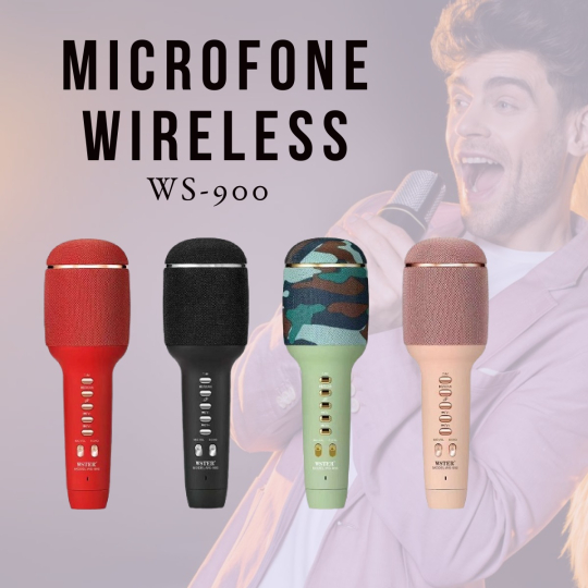 Microfone Wireless WS-900