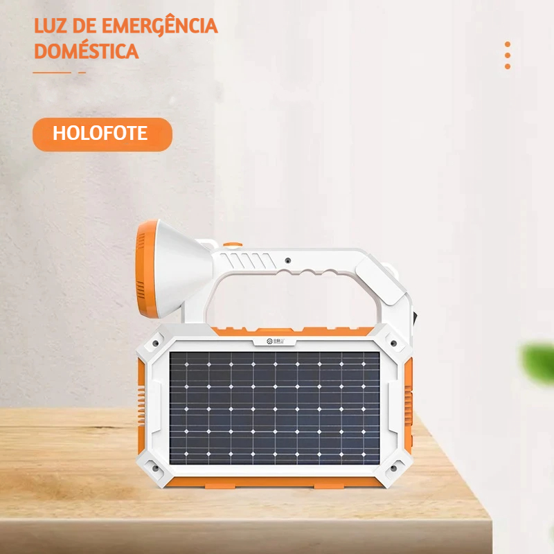 Lanterna Solar Portátil LED